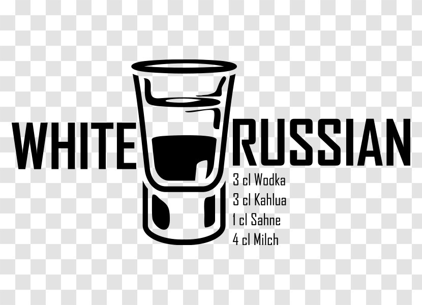 Cocktail Vodka White Russian Logo Mug - Cup Transparent PNG
