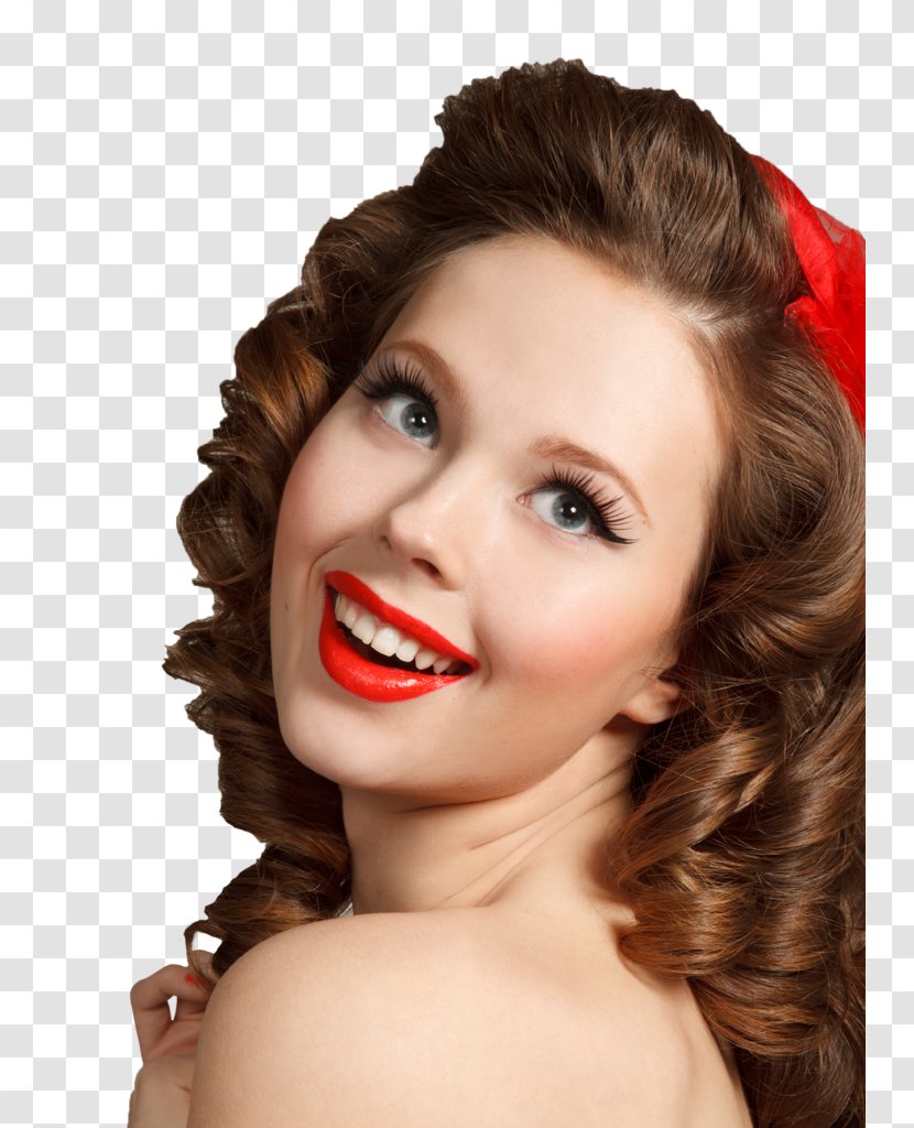 1950s Hairstyle 1940s Updo - Hair Transparent PNG