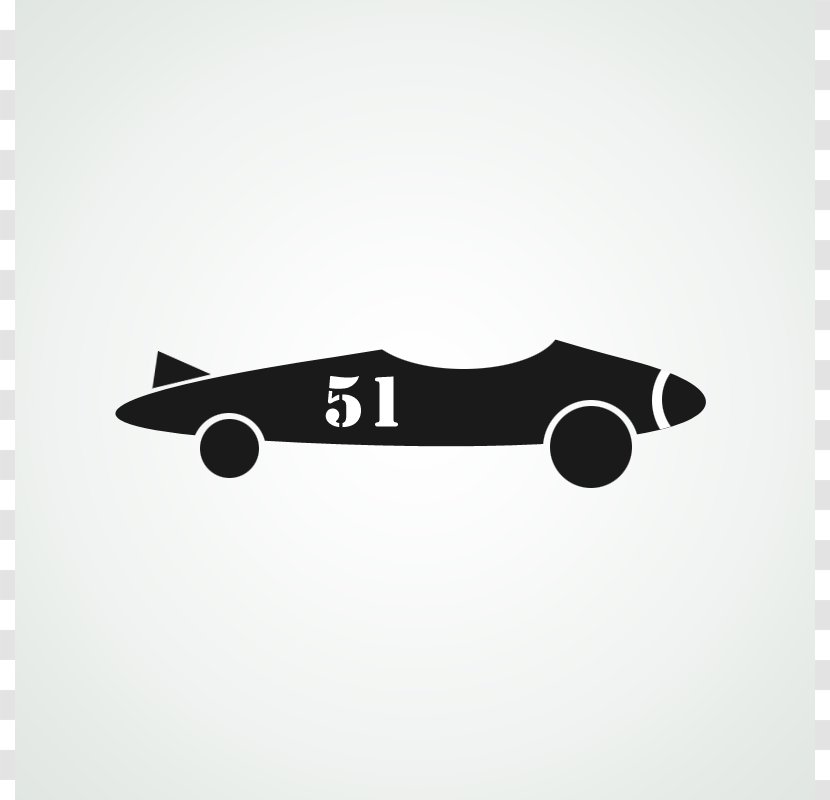 Car Formula One Auto Racing Stencil Clip Art - Drawing - Race Outline Transparent PNG