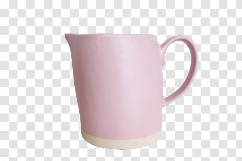 Jug Mug Color Pink Ceramic - Family Transparent PNG
