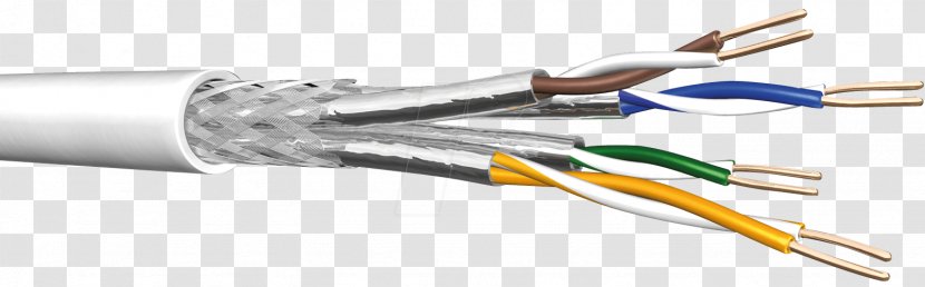 Class F Cable Category 5 Network Cables Twisted Pair Electrical - Wires - Draka Holding Transparent PNG