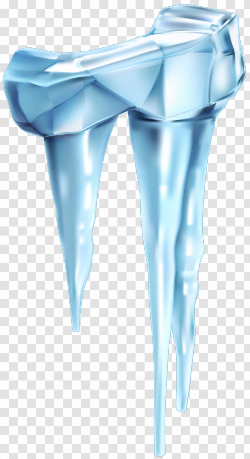 Icicle Clip Art - Blue - Transparent Image Transparent PNG