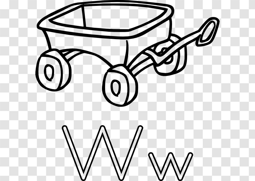Car Covered Wagon Black And White Clip Art - Line - Cliparts Transparent PNG