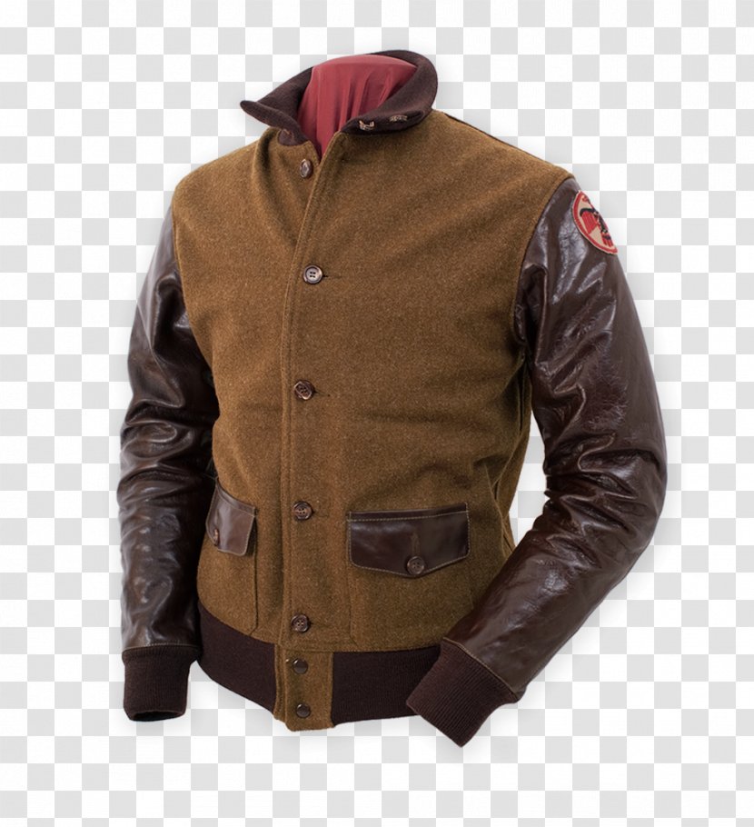 Leather Jacket Clothing Coat Sleeve - Flight Transparent PNG