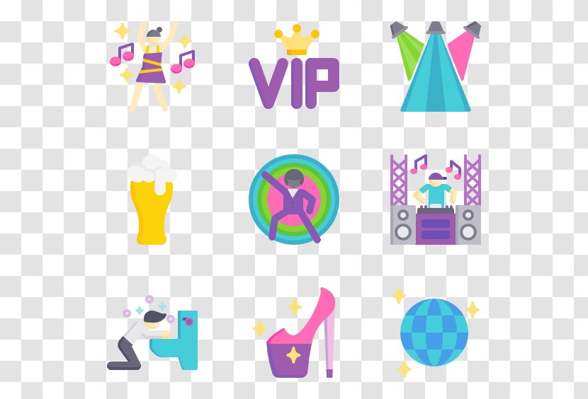 Clip Art Icon Design Graphic Image - Nightclub - Discotheque Transparent PNG
