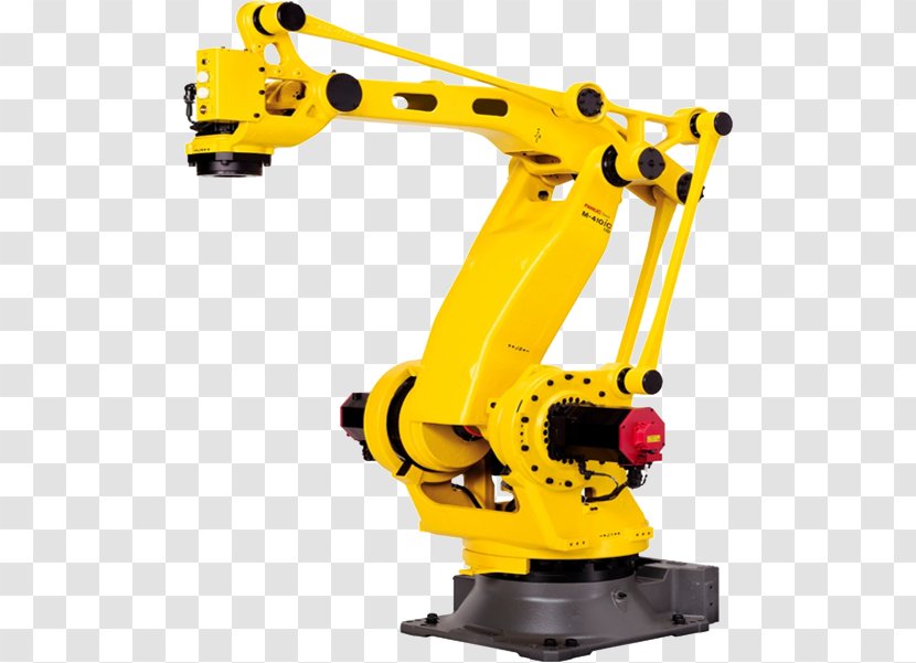 Industrial Robot FANUC Palletizer Motion Control - Yellow Transparent PNG