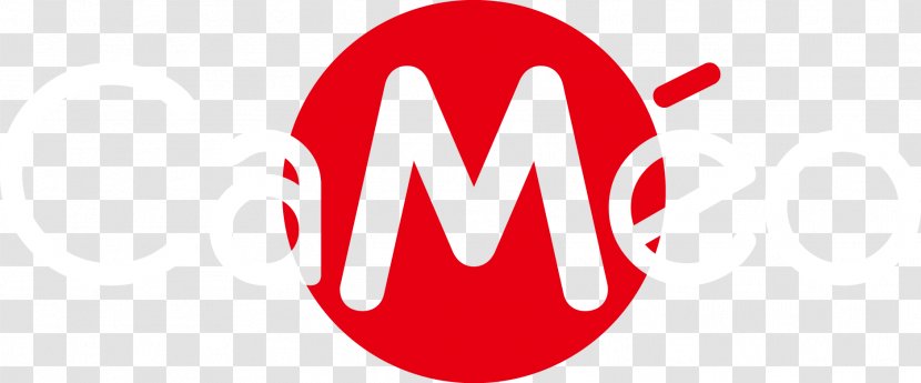 Logo Brand Font - Red - Cameo Transparent PNG