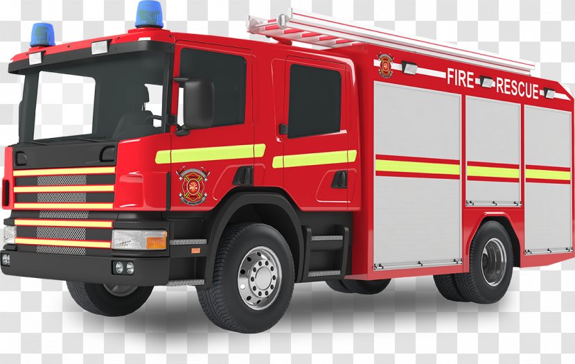 Fire Engine Department Firefighter Car Clip Art - Emergency Service Transparent PNG