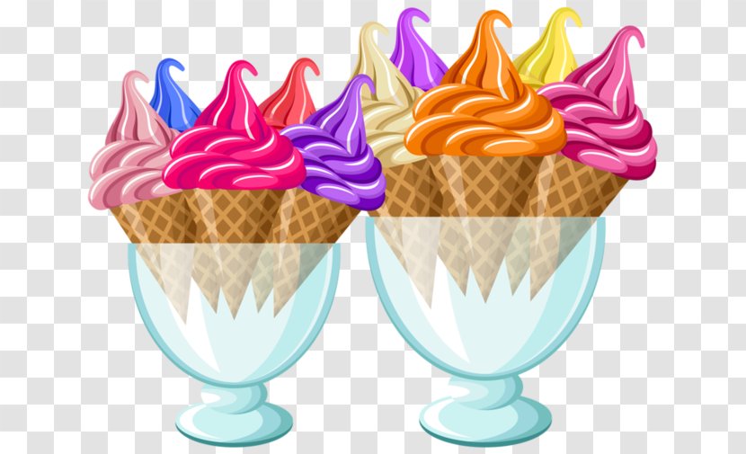 Sundae Ice Cream Cones Tart Frozen Yogurt Transparent PNG