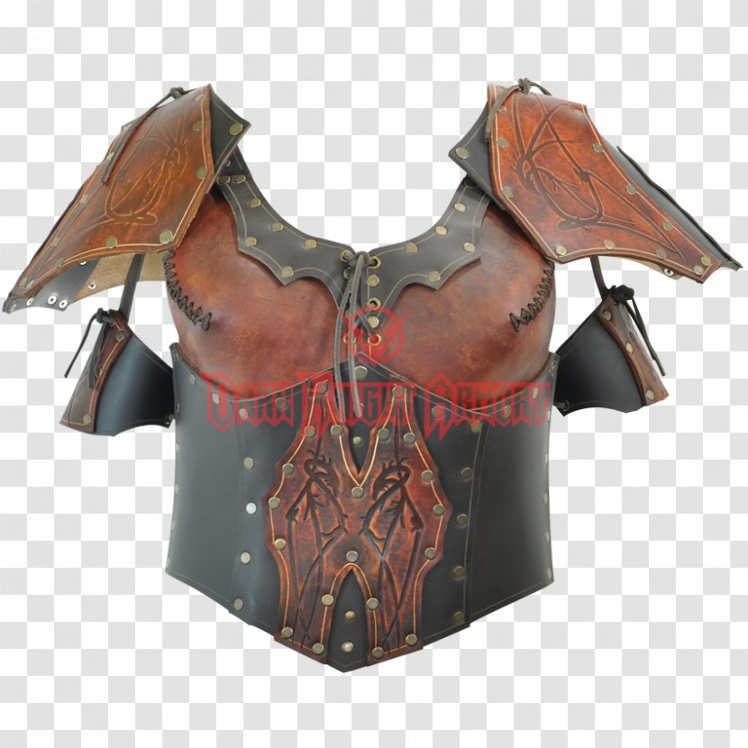 Breastplate Cuirass Armour Outerwear Sleeve - Corset Transparent PNG