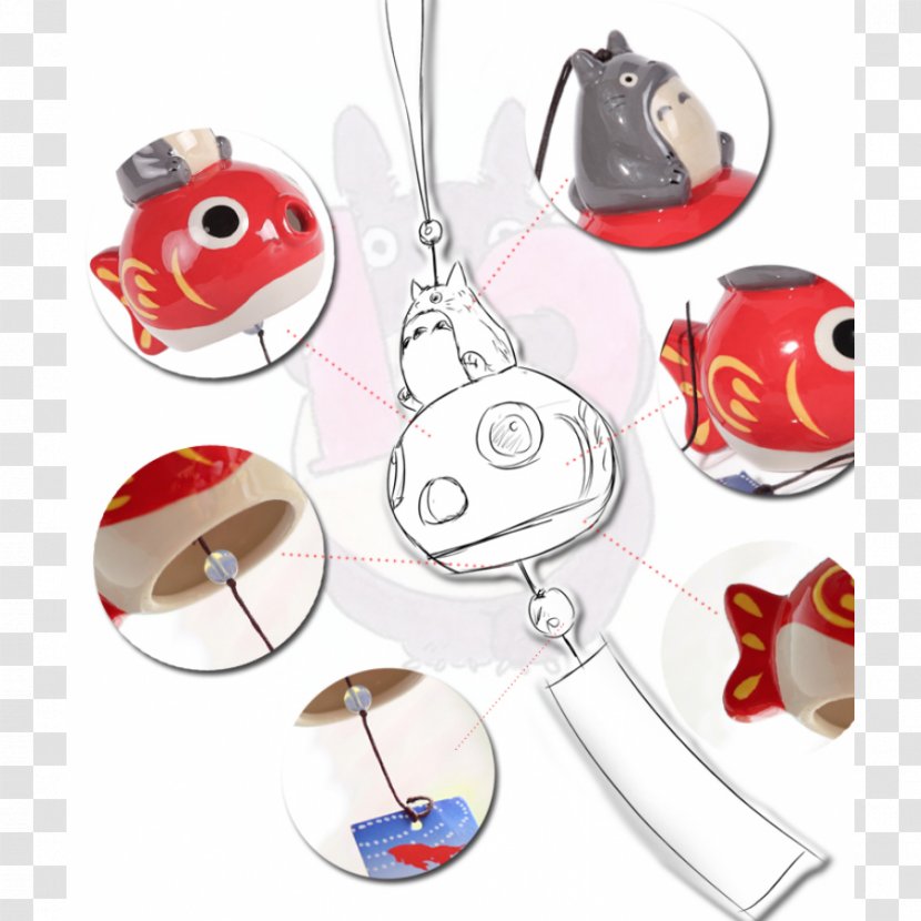 Wind Chimes Symbol Summer - Tree - Totoro Transparent PNG