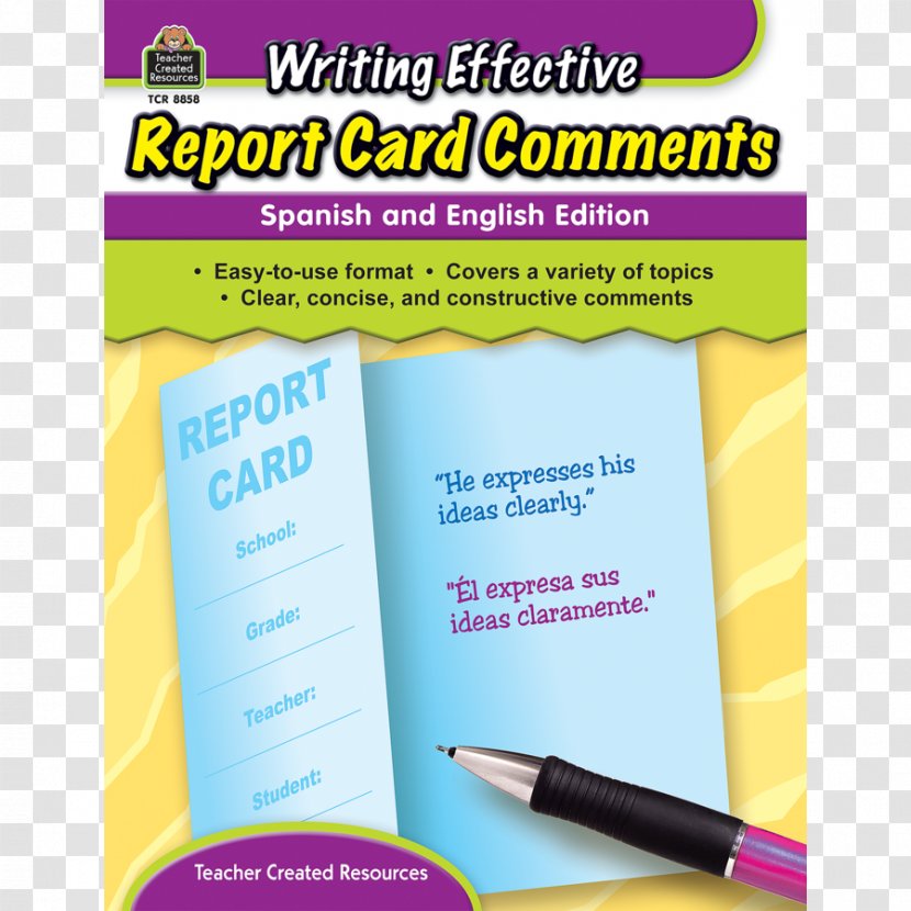 Parent-teacher Conference Report Card Paper Writing - Foreign Language - English Transparent PNG