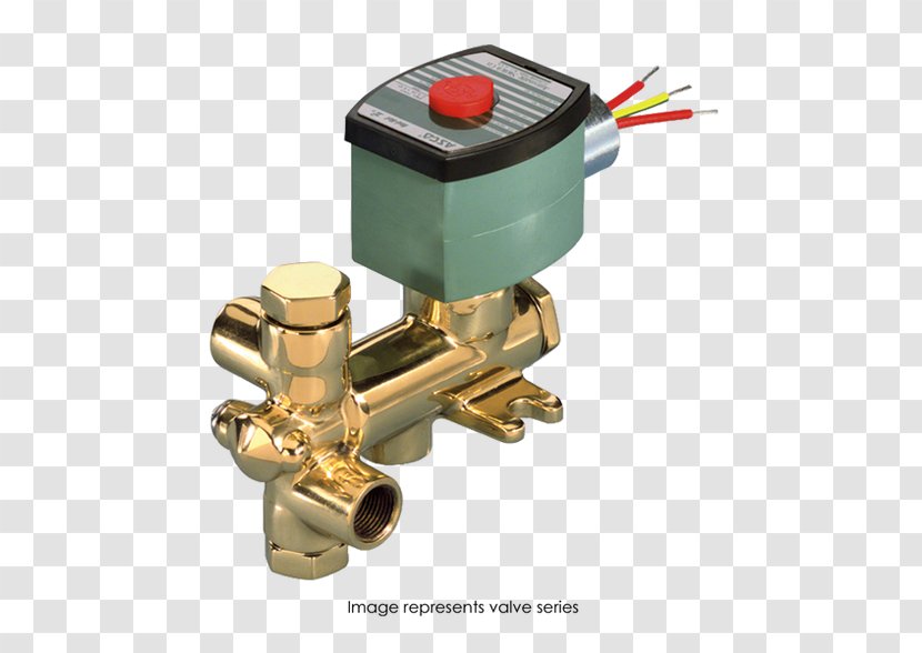 Solenoid Valve Four-way Gas - Stainless Steel Transparent PNG