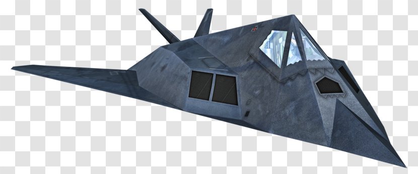 Lockheed F-117 Nighthawk Airplane Military Aircraft Fighter - Roof Transparent PNG