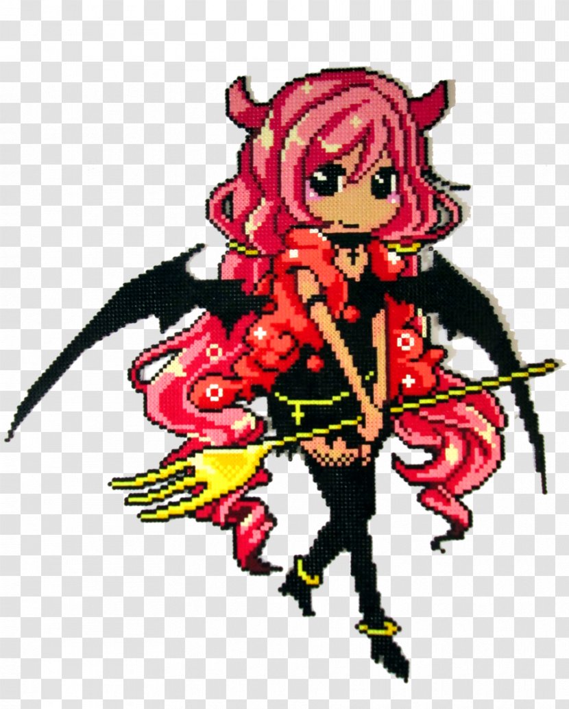 Art Bead Devil Demon - Supernatural Creature - Sakura Patterns Transparent PNG
