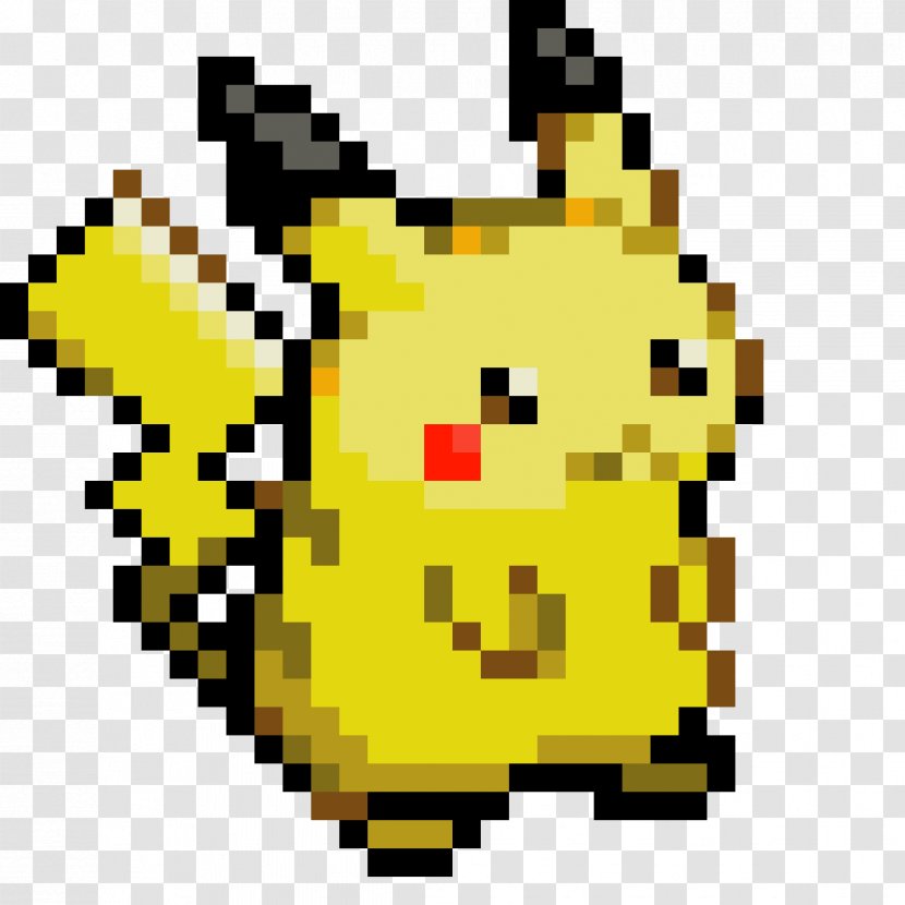 Pikachu Pokémon Yellow Image Pixel - Pokemon Transparent PNG
