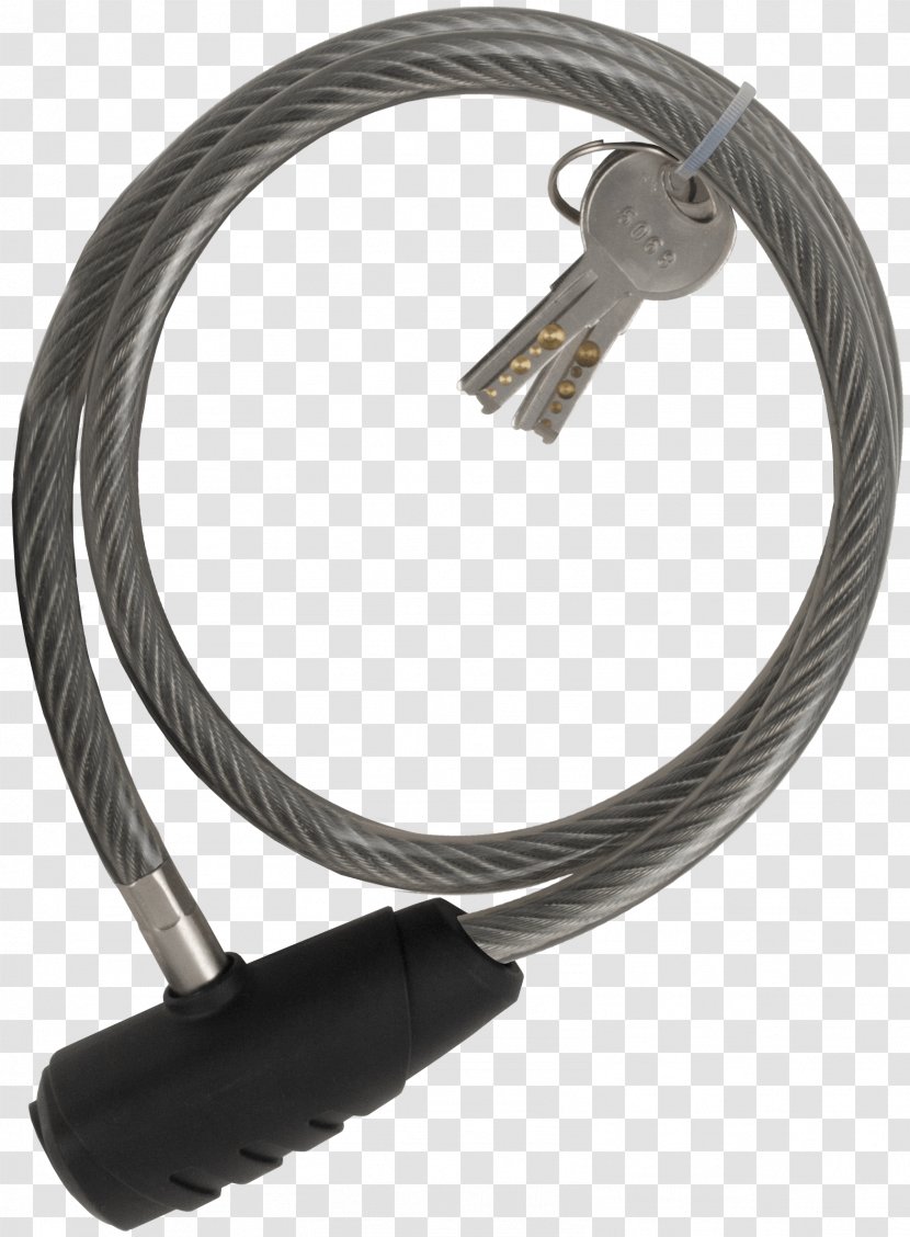 Bicycle Lock Padlock Key - Electronics Accessory Transparent PNG