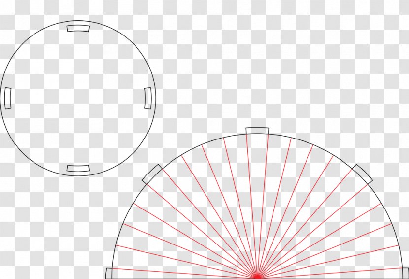 Circle Area Angle - Cut Transparent PNG