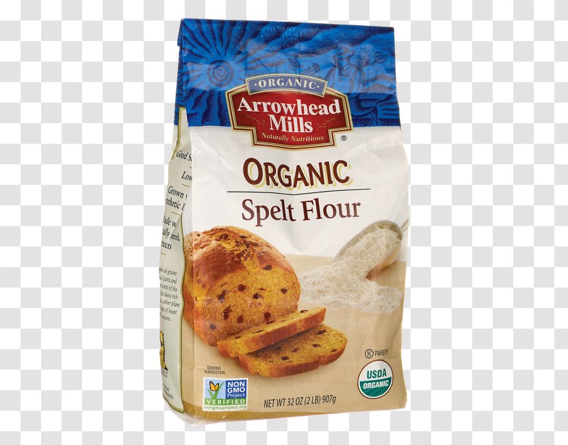 Organic Food Junk Arrowhead Mills Spelt Flour - Gram Transparent PNG