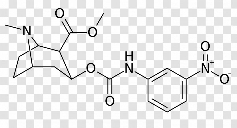 Troparil Structural Analog Dopamine Norepinephrine Transporter - Watercolor - Cocain Transparent PNG