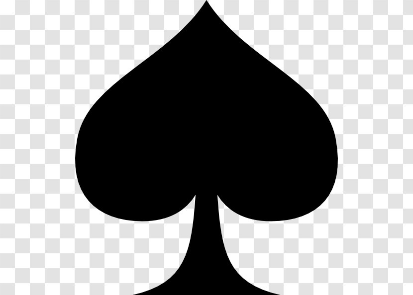 Playing Card Spades Game Clip Art - Monochrome Photography - Ace Transparent PNG