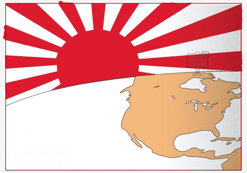 Empire Of Japan Rising Sun Flag Second World War - Patch - Civil Graphics Transparent PNG
