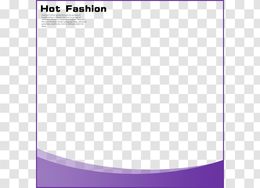 Purple Angle Pattern - Material - Text Border Transparent PNG