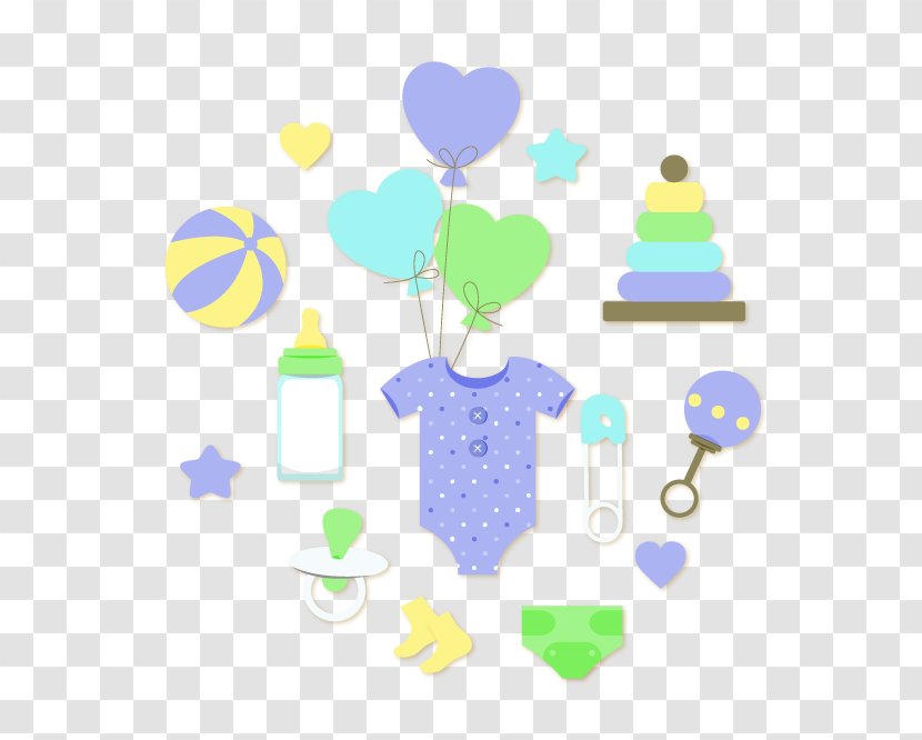 Diaper Infant Euclidean Vector Baby Rattle - Vecteur - Items Transparent PNG