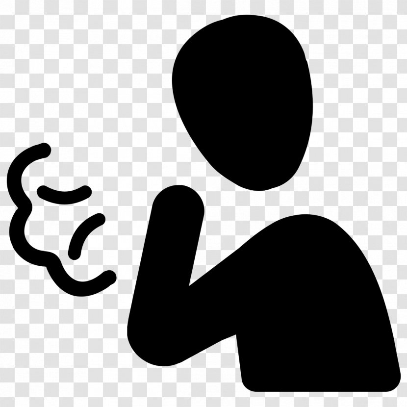 Remedy Cartoon Cough - Blackandwhite - Gesture Transparent PNG