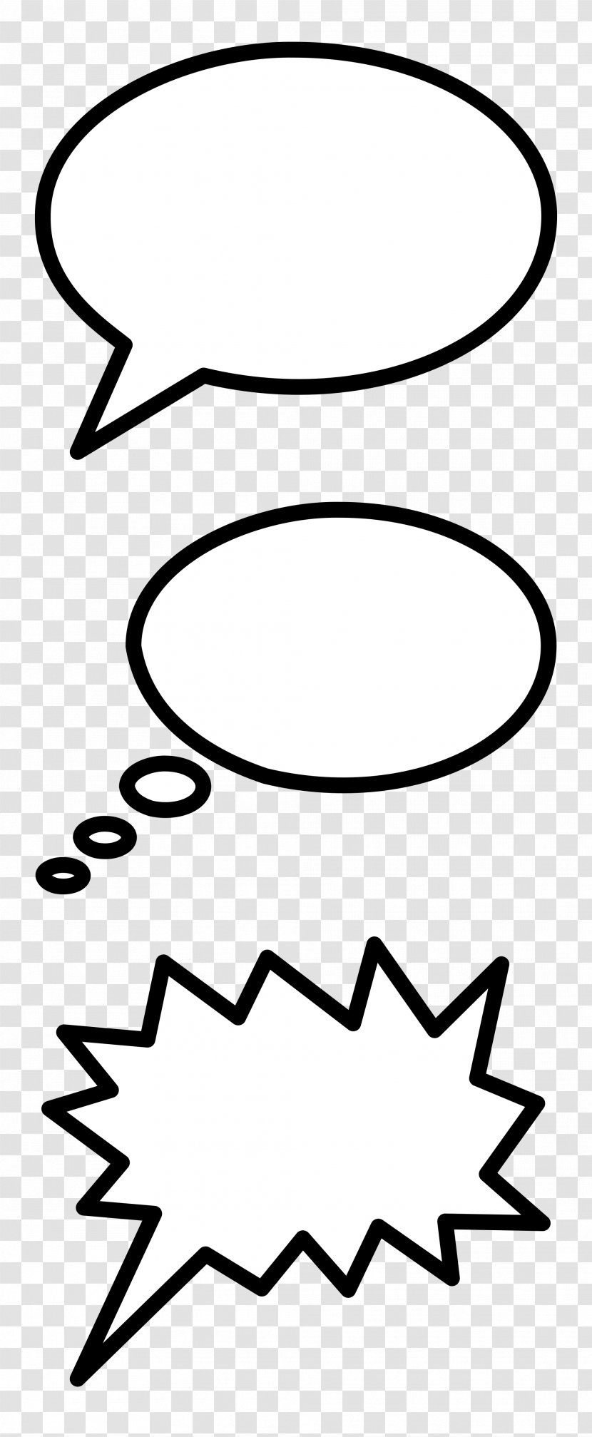 Speech Balloon Comics Dialogue Drawing - Three Kinds Transparent PNG