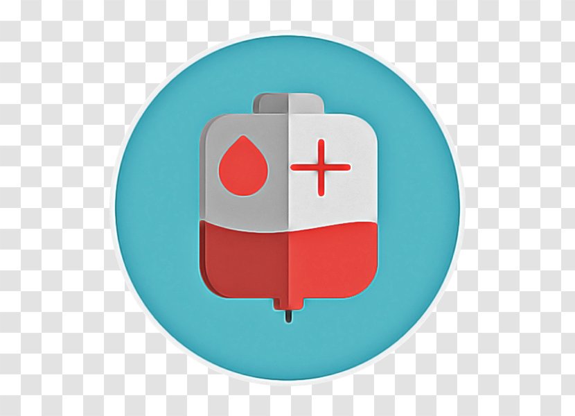 Red Turquoise Technology Symbol - First Aid Transparent PNG