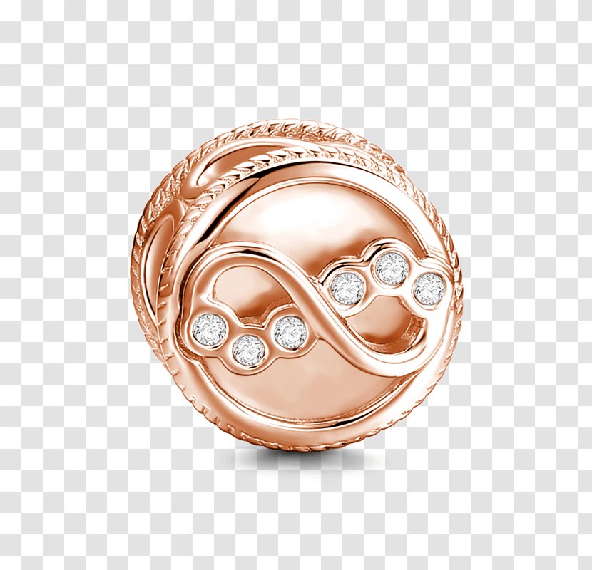 YouTube Charm Bracelet Silver Gold Gemstone - Ring - Rose Color Transparent PNG