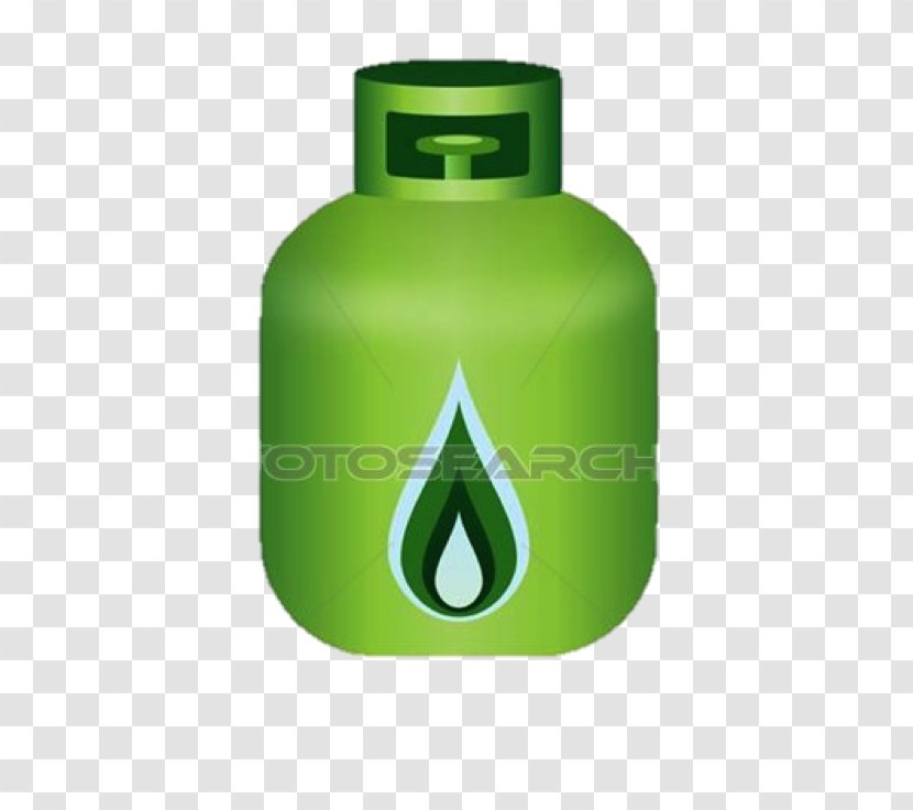 Gas Cylinder Natural Bottled Clip Art - Glass Bottle Transparent PNG