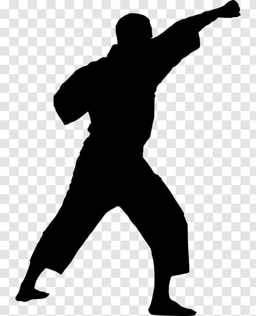 Silhouette Karate Martial Arts - Arm Transparent PNG