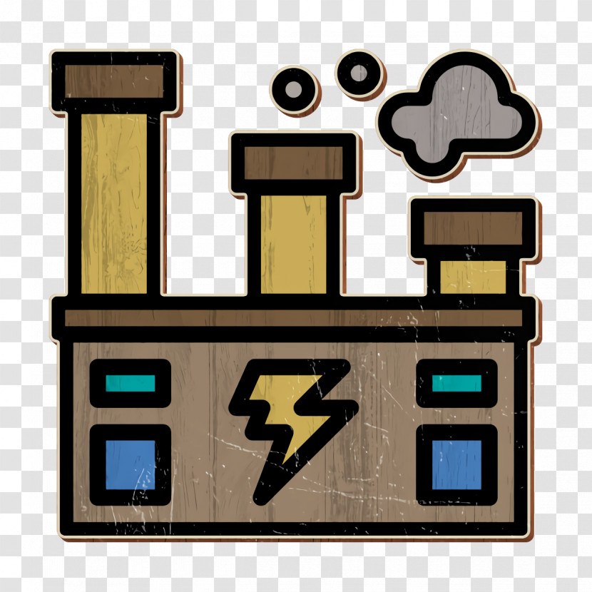 Factory Icon Manufacturer Icon Power Energy Icon Transparent PNG