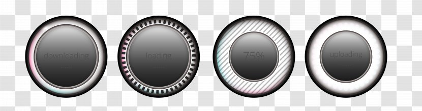 Door Handle White Technology - Black - Web Design Circle Progress Bar Transparent PNG