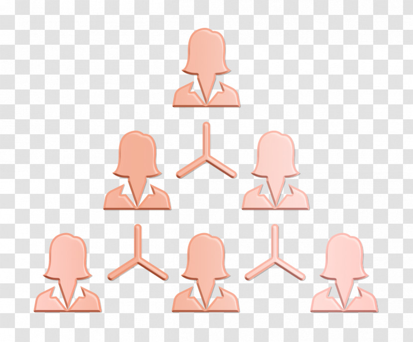 People Icon Hierarchical Structure Icon Team Icon Transparent PNG