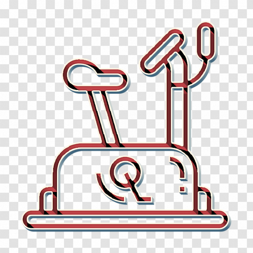 Stationary Bike Icon Gym Icon Fitness Icon Transparent PNG