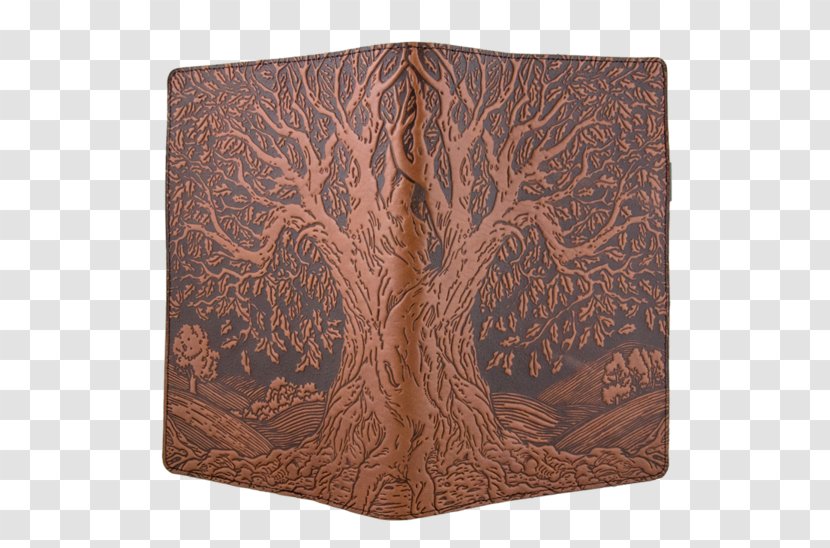 Notebook Tree Of Life Leather File Folders Letherwerks - Pattern Penholder Transparent PNG