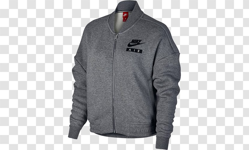 Hoodie Jacket Nike Sportswear Polar Fleece - Sweater - Messi Black Transparent PNG