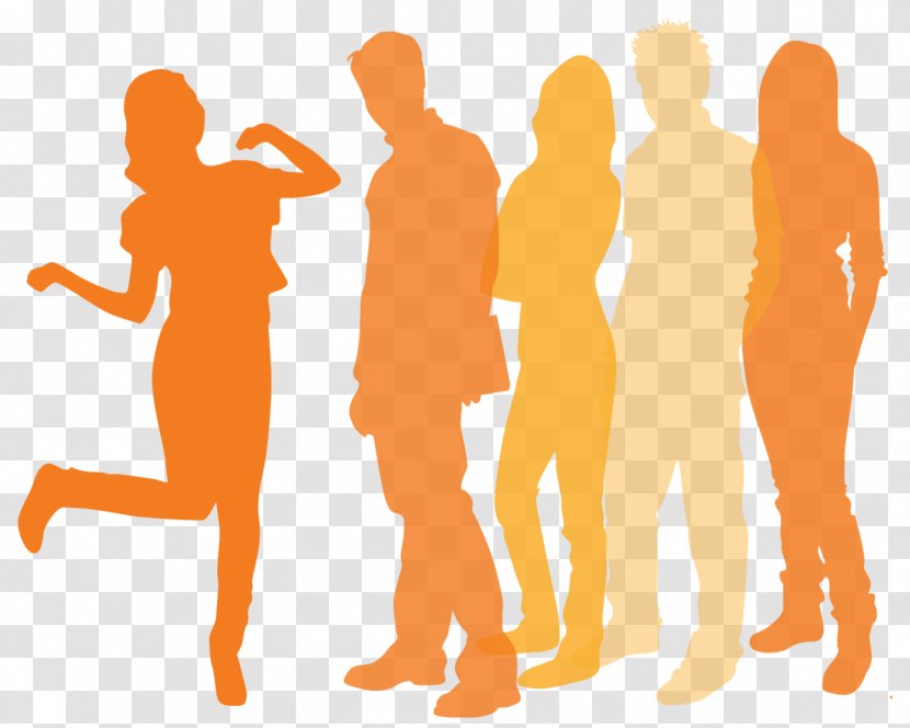 Silhouette - Orange - Joint Transparent PNG