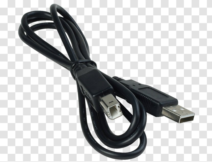 Printer Cable Electrical USB Connector - Data Transparent PNG