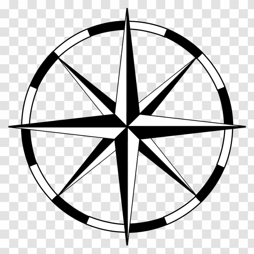 Clip Art Vector Graphics Openclipart Compass Drawing - Spoke Transparent PNG
