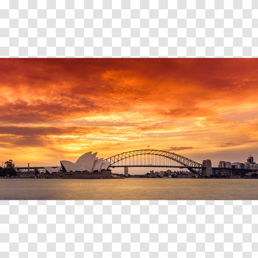 Mrs Macquarie's Chair Sydney Opera House Harbour Bridge Sunrise Sunset - Skyline Transparent PNG