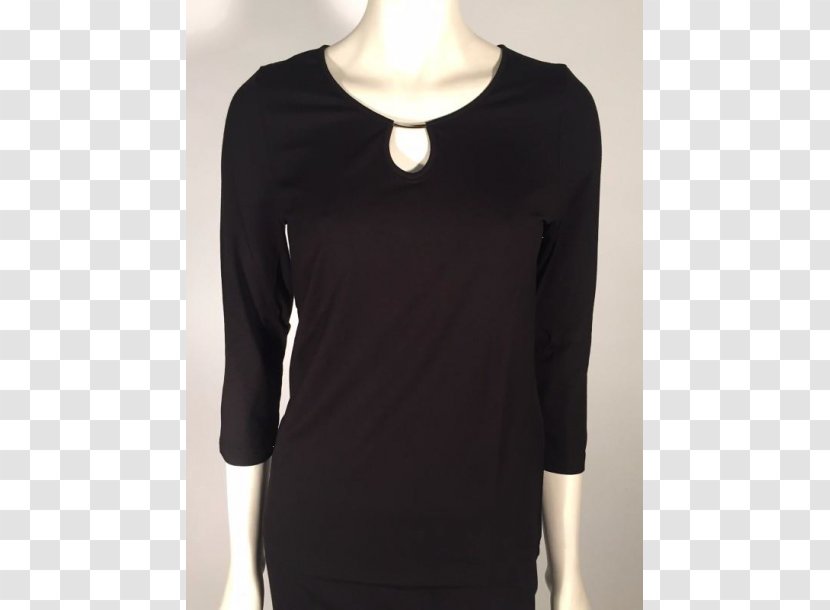 Little Black Dress T-shirt Sleeve Blouse - Shirt Transparent PNG