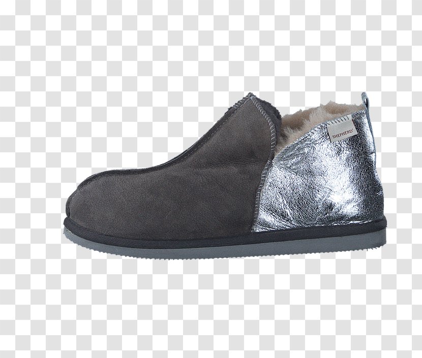 Slip-on Shoe Leather Boot Walking - Black - Gray Macadam Transparent PNG