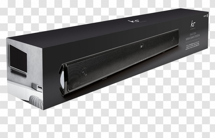 Soundbar KitSound Ovation Slim Loudspeaker Television HDMI - Technology - Room Essentials Beach Cart Transparent PNG