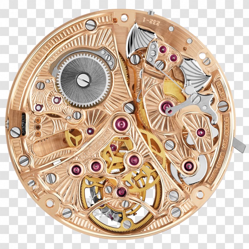 Villeret Pocket Watch Blancpain Movement - Clock Transparent PNG