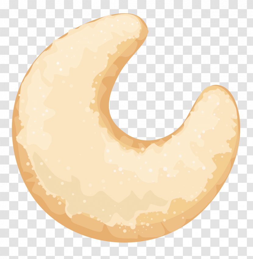 Food Font Design Product - Sweet Moon With Cream Clipart Picture Transparent PNG