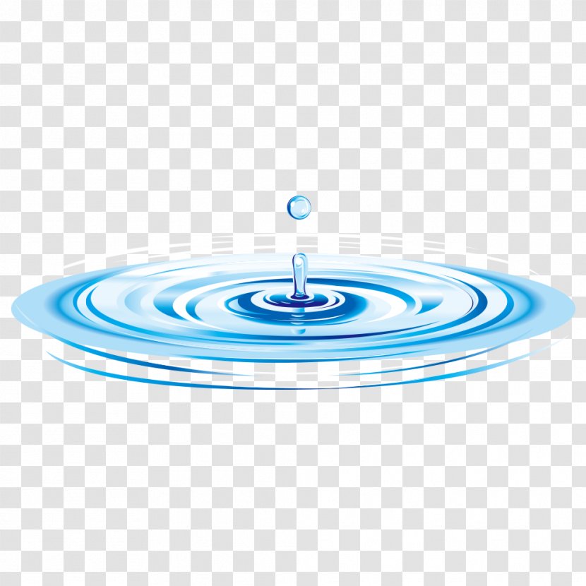 Ripple Water Clip Art - Blue - Spray,Water Ripples Transparent PNG